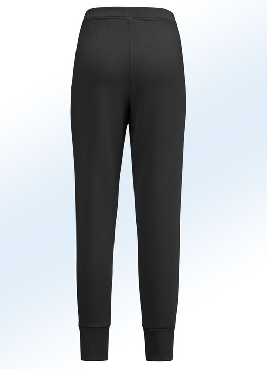 Hosen - Jerseyhose im stadttauglichen Joggpant-Style Ansicht 8 Hosen - Jerseyhose im stadttauglichen Joggpant-Style, in Größe 017 bis 052, in Farbe JEANSBLAU Ansicht 8