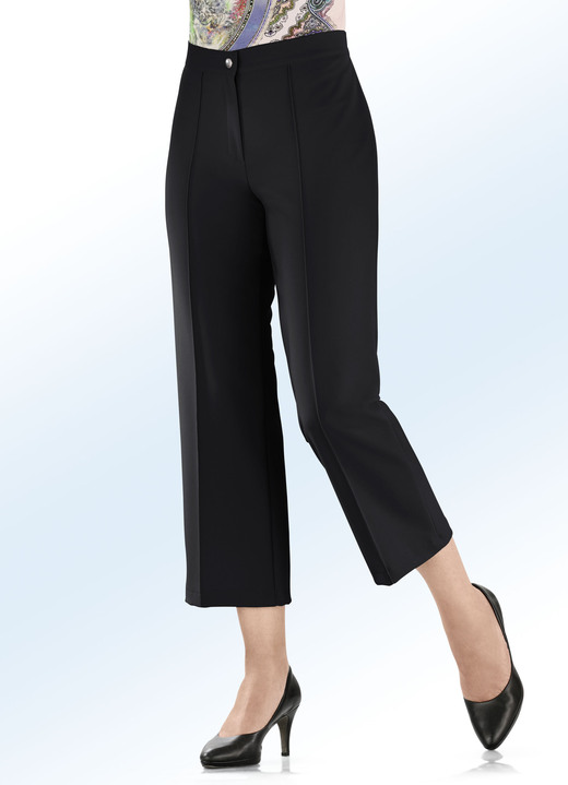 Hosen - Hose in 7/8-Länge, in Größe 018 bis 054, in Farbe SCHWARZ Ansicht 3