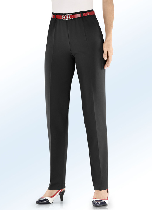 Hosen in Schlupfform - Klassische Hose, in Größe 019 bis 245, in Farbe SCHWARZ Ansicht 3