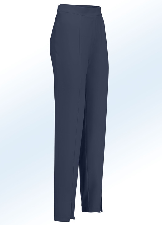 Hosen - Hose mit angesagten Beinschlitzen, in Größe 018 bis 235, in Farbe TÜRKIS Ansicht 10