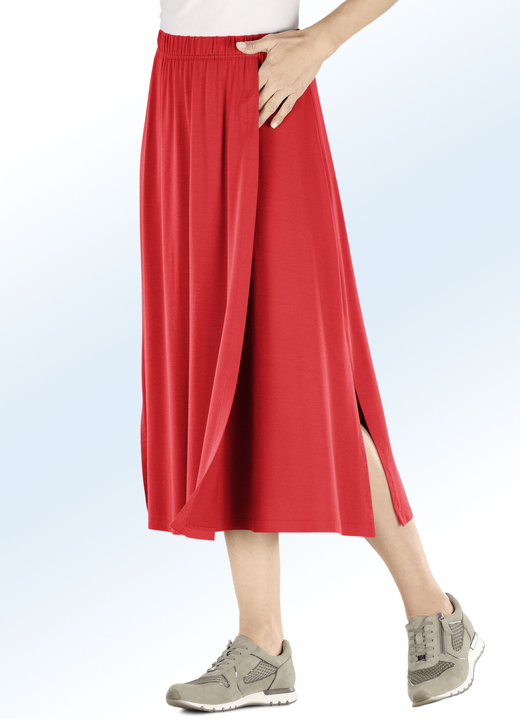 Uni - Rock in interessanter Wickeloptik, in Größe 017 bis 052, in Farbe ROYALBLAU Ansicht 5