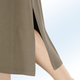 Uni - Rock in interessanter Wickeloptik – Farbe KHAKI – Ansicht 2 Uni - Rock in interessanter Wickeloptik, in Größe 017 bis 052, in Farbe KHAKI – Farbe KHAKI – Ansicht 2