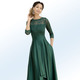 Abendkleider - Wunderschönes Kleid mit Spitze – Farbe SMARAGDGRÜN Abendkleider - Wunderschönes Kleid mit Spitze, in Größe 036 bis 050, in Farbe BORDEAUX