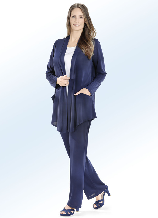 Hosenanzüge & Kostüme - Hosenanzug mit hohem Tragekomfort, in Größe 040 bis 060, in Farbe NAVY