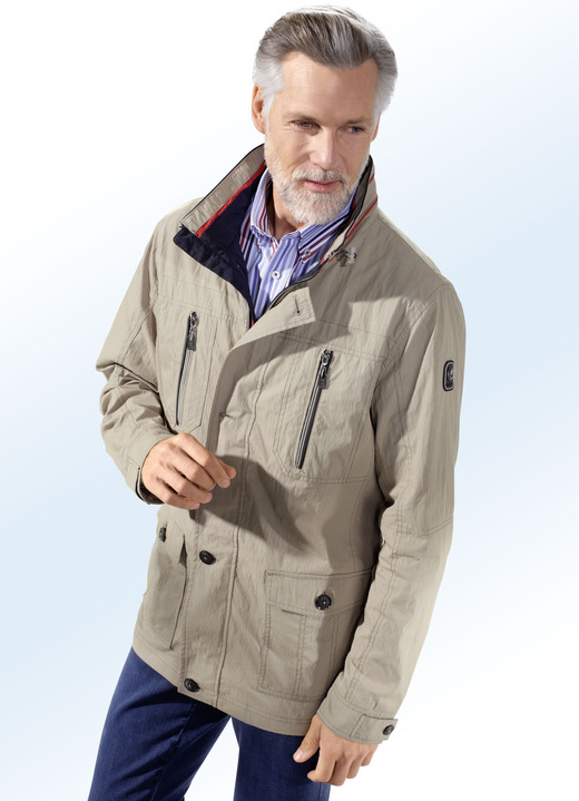 - Jacke mit Steh-Umlegekragen, in Größe 025 bis 060, in Farbe DUNKELBEIGE Ansicht 2