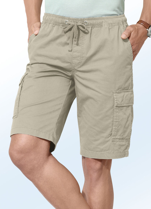 Shorts & Bermudas - Bermudas mit Cargotaschen in 3 Farben Ansicht 5 Shorts & Bermudas - Bermudas mit Cargotaschen in 3 Farben, in Größe 024 bis 060, in Farbe MARINE Ansicht 5