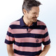 Shirts - Poloshirt in 2 Farben – Farbe KORALLE-MARINE Shirts - Poloshirt in 2 Farben, in Größe 046 bis 062, in Farbe JADEGRÜN-MARINE