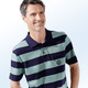 Shirts - Poloshirt in 2 Farben – Farbe JADEGRÜN-MARINE Shirts - Poloshirt in 2 Farben, in Größe 046 bis 062, in Farbe JADEGRÜN-MARINE