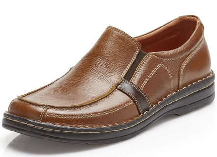 GINO GALANTE, klassische Herren-Slipper, mit herausnehmbarem Fußbett