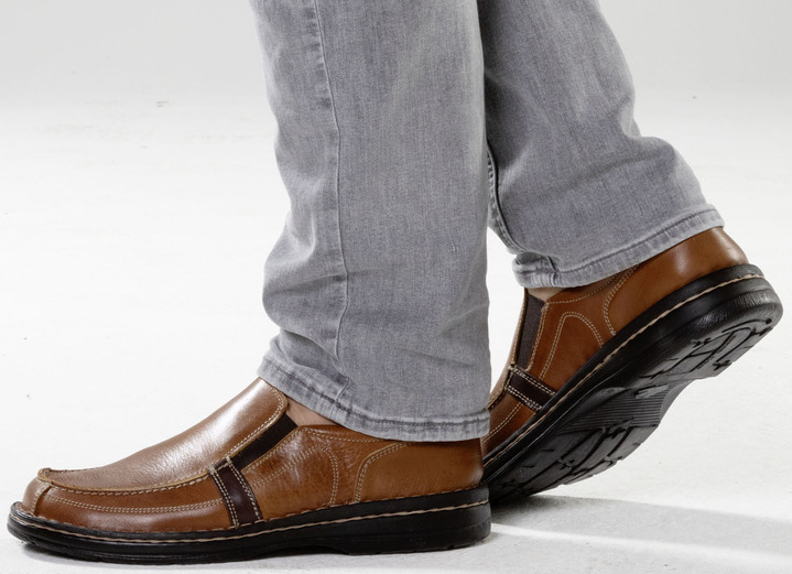 Slipper & Schnürschuhe - GINO GALANTE, klassische Herren-Slipper, mit herausnehmbarem Fußbett Ansicht 5 Slipper & Schnürschuhe - GINO GALANTE, klassische Herren-Slipper, mit herausnehmbarem Fußbett, in Größe 039 bis 046, in Farbe BURGUND Ansicht 5