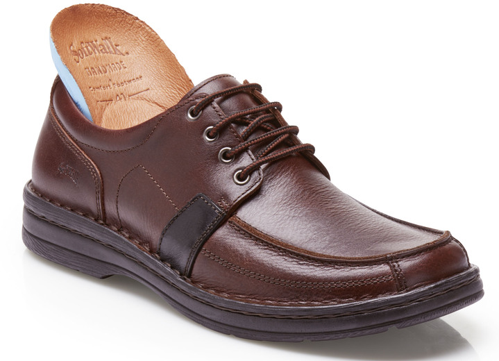 Slipper & Schnürschuhe - GINO GALANTE, schicke Herren- Schnürschuhe, mit herausnehmbarem Fußbett, in Größe 040 bis 047, in Farbe BURGUND Ansicht 2