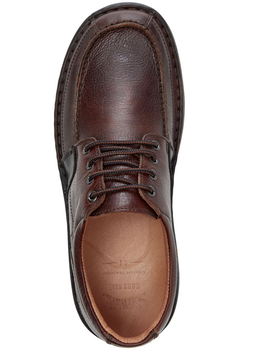 Slipper & Schnürschuhe - GINO GALANTE, schicke Herren- Schnürschuhe, mit herausnehmbarem Fußbett, in Größe 040 bis 047, in Farbe BURGUND Ansicht 3