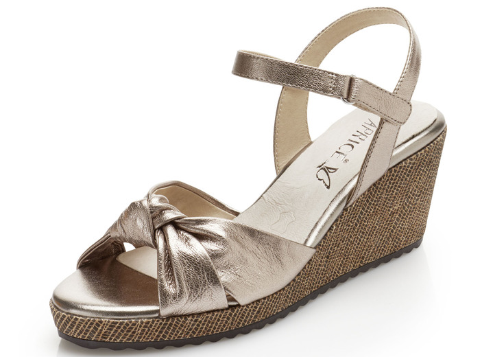 SALE % - Caprice Sandalette aus weichem Nappaleder, in Größe 036 bis 042, in Farbe BRONZE Ansicht 1