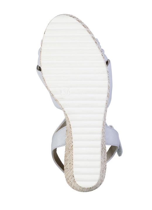 Sandaletten & Pantoletten - Caprice Sandalette aus weichem Nappaleder, in Größe 036 bis 042, in Farbe PASTELLBLEU Ansicht 3