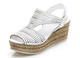 Sandaletten & Pantoletten - Andrea Conti Sandalette aus Nappaleder – Farbe WEISS Sandaletten & Pantoletten - Andrea Conti Sandalette aus Nappaleder, in Größe 036 bis 042, in Farbe WEISS