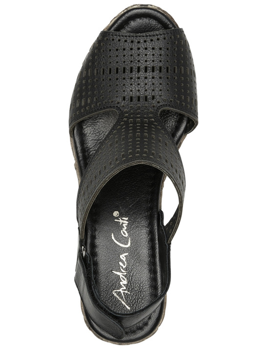 Sandaletten & Pantoletten - Andrea Conti Sandalette aus Nappaleder Ansicht 5 Sandaletten & Pantoletten - Andrea Conti Sandalette aus Nappaleder, in Größe 036 bis 042, in Farbe WEISS Ansicht 5