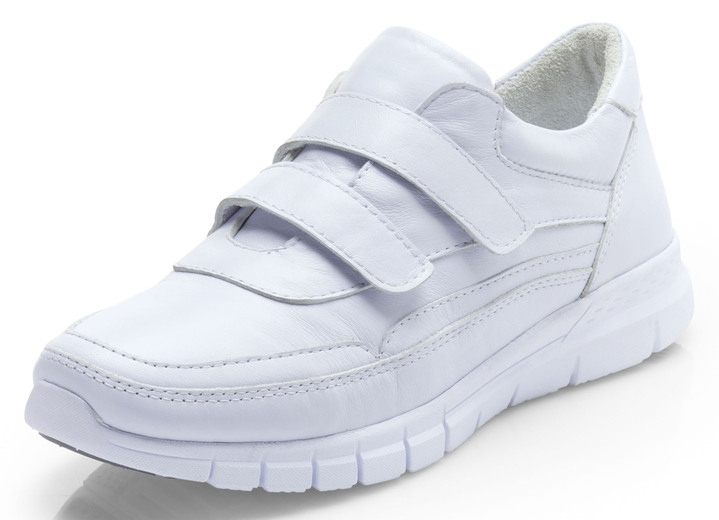 Slipper & Schnürschuhe - Andrea Conti Sneaker mit Klettspangen, in Größe 036 bis 042, in Farbe JEANS Ansicht 3