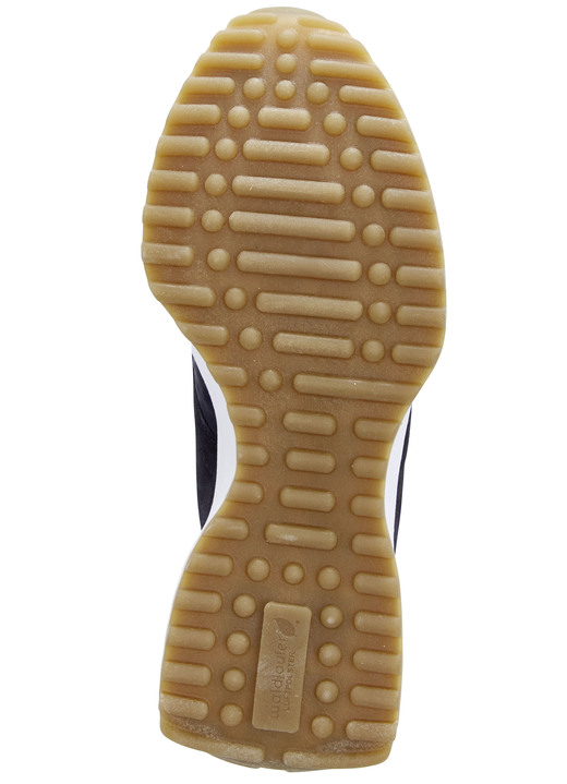 Slipper & Schnürschuhe - Waldläufer Sneaker mit frecher Glitzer-Applikation Ansicht 3 Slipper & Schnürschuhe - Waldläufer Sneaker mit frecher Glitzer-Applikation, in Größe 3 1/2 bis 8, in Farbe DUNKELBLAU Ansicht 3