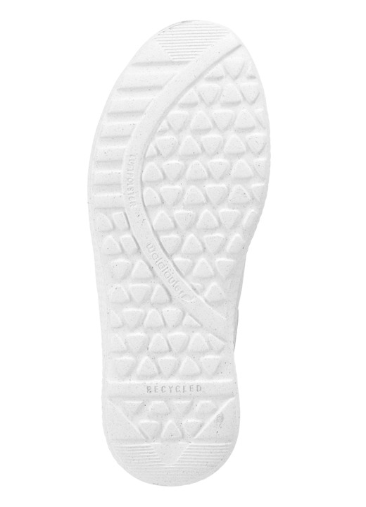 Slipper & Schnürschuhe - Waldläufer, bequeme Damen-Schnürschuhe, Weite K, mit herausnehmbarem Fußbett, in Größe 3 1/2 bis 8, in Farbe WEISS-SILBER Ansicht 12