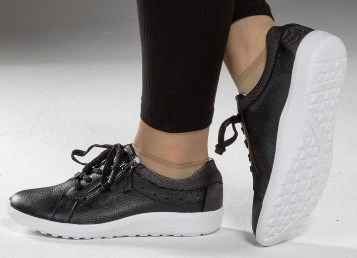 Slipper & Schnürschuhe - Waldläufer, bequeme Damen-Schnürschuhe, Weite K, mit herausnehmbarem Fußbett Ansicht 9 Slipper & Schnürschuhe - Waldläufer, bequeme Damen-Schnürschuhe, Weite K, mit herausnehmbarem Fußbett, in Größe 3 1/2 bis 8, in Farbe ROT Ansicht 9