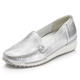 Slipper & Schnürschuhe - Waldläufer, klassische Damen-Slipper, Weite H, mit herausnehmbarem Fußbett, in Größe 3 1/2 bis 8, in Farbe SILBER – Farbe SILBER – Ansicht 1