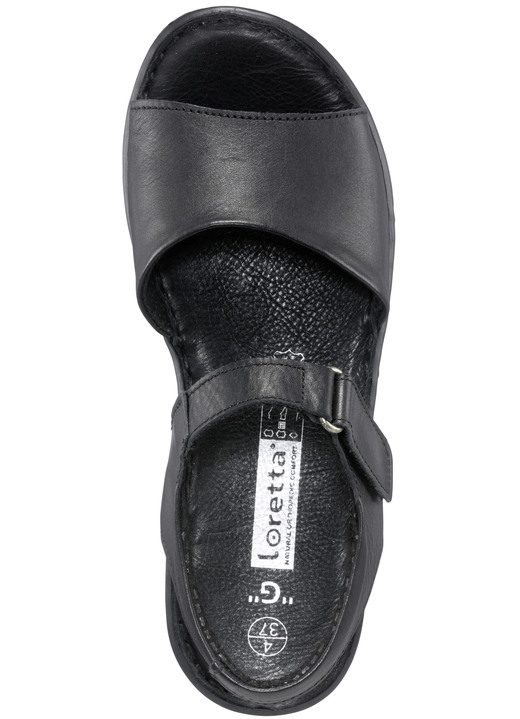 Sandaletten & Pantoletten - ELENA EDEN, modische Damen-Sandalen, Weite G, mit Klettverschluss Ansicht 9 Sandaletten & Pantoletten - ELENA EDEN, modische Damen-Sandalen, Weite G, mit Klettverschluss, in Größe 035 bis 042, in Farbe COGNAC Ansicht 9