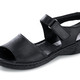 Sandaletten & Pantoletten - ELENA EDEN, modische Damen-Sandalen, Weite G, mit Klettverschluss – Farbe SCHWARZ – Ansicht 1 Sandaletten & Pantoletten - ELENA EDEN, modische Damen-Sandalen, Weite G, mit Klettverschluss, in Größe 035 bis 042, in Farbe COGNAC – Farbe SCHWARZ – Ansicht 1