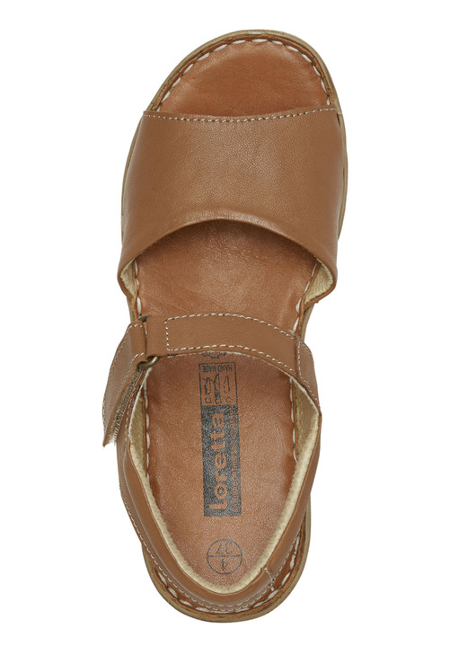 Sandaletten & Pantoletten - ELENA EDEN, modische Damen-Sandalen, Weite G, mit Klettverschluss, in Größe 035 bis 042, in Farbe WEISS Ansicht 6