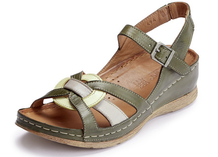 Gemini, klassische Damen-Sandalen, Weite G, mit Gummizug