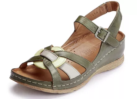 Gemini Sandale aus schattiertem Rind-Nappaleder