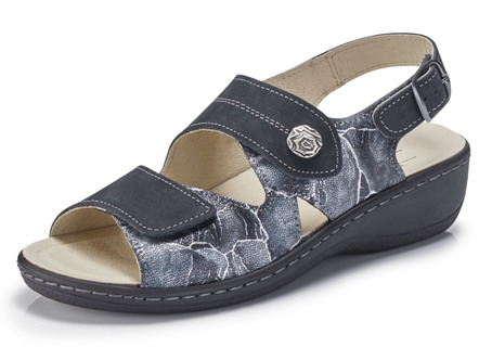 ELENA EDEN, bequeme Damen-Sandalen, Weite H, mit herausnehmbarem Fußbett