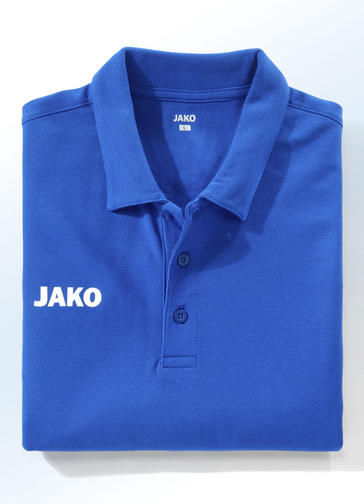 Freizeitshirts & -Kombinationen - Poloshirt von „Jako“ in 5 Farben Freizeitshirts & -Kombinationen - Poloshirt von „Jako“ in 5 Farben, in Größe 3XL (58/60) bis XXL (56), in Farbe ROYALBLAU