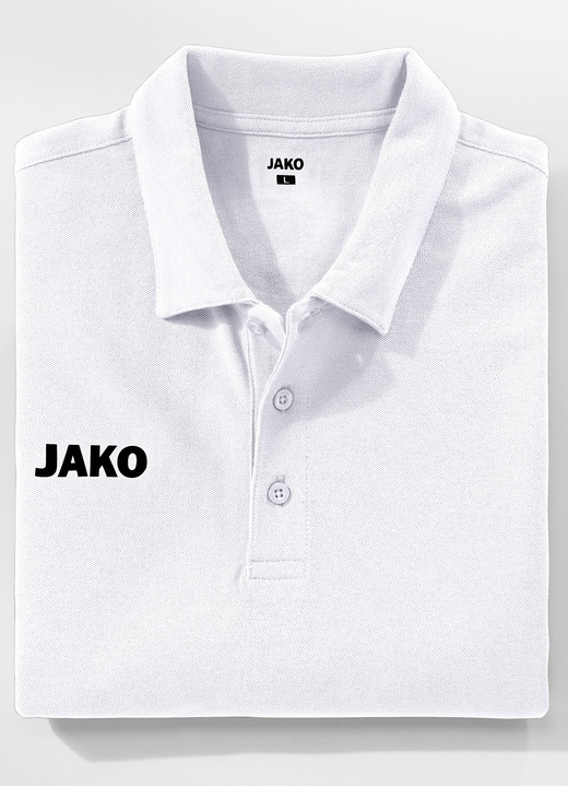Freizeitshirts & -Kombinationen - Poloshirt von „Jako“ in 5 Farben, in Größe 3XL (58/60) bis XXL (56), in Farbe ROYALBLAU Ansicht 4