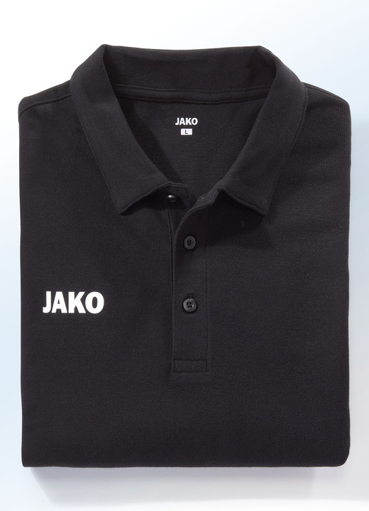 Freizeitshirts & -Kombinationen - Poloshirt von „Jako“ in 5 Farben, in Größe 3XL (58/60) bis XXL (56), in Farbe ROYALBLAU Ansicht 3