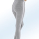 - Leggings von „Delena“ in 3 Farben, in Größe 036 bis 052, in Farbe GRAU MELIERT-WEISS – Farbe GRAU MELIERT-WEISS – Ansicht 2
