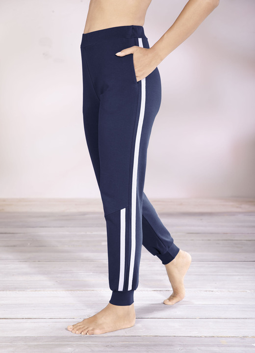 Homewear - Hose von Laurina, in Größe 018 bis 054, in Farbe MARINE Ansicht 1