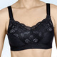 Soft-BH - Miss Mary Prothesen-BH mit Elastikspitze, in Größe 075 bis 110, in Cup C, in Farbe SCHWARZ