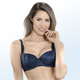 - Triumph-Amourette Charm-Bügel-BH mit Elastkspitze, in Größe 080 bis 095, in Cup B, in Farbe MARINE – Farbe MARINE – Ansicht 2