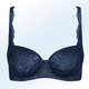 - Triumph-Amourette Charm-Bügel-BH mit Elastkspitze, in Größe 080 bis 095, in Cup B, in Farbe MARINE – Farbe MARINE – Ansicht 3