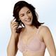- Triumph-Modern Lace + Cotton-Bügel-BH mit Elastikspitze, in Größe 075 bis 105, in Cup B, in Farbe PUDER – Farbe PUDER – Ansicht 2
