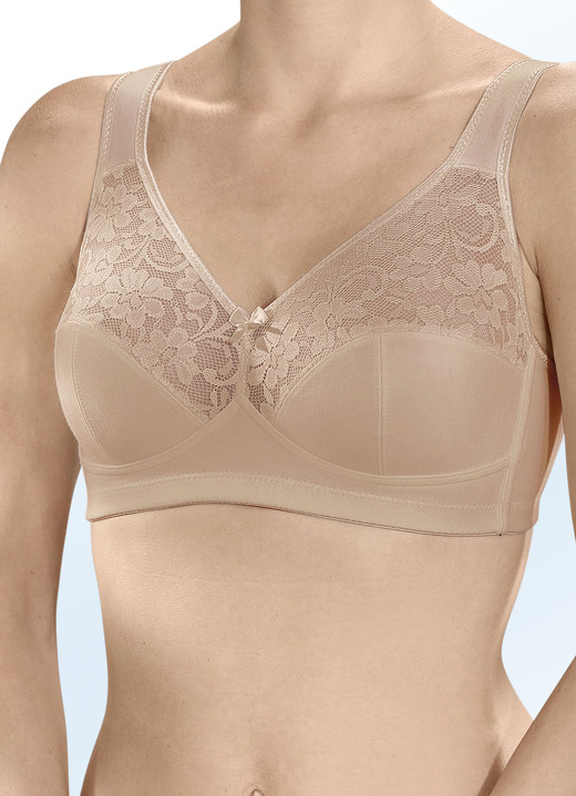 Damenmode - Zweierpack Susa BH mit Baumwolle, in Größe 075 bis 105, in Cup E, in Farbe 1X WEISS, 1X SCHWARZ Ansicht 4