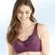 Soft-BH - Swegmark of Sweden-BH mit elastischer Spitze – Farbe PFLAUME Soft-BH - Swegmark of Sweden-BH mit elastischer Spitze, in Größe 075 bis 100, in Cup B, in Farbe PFLAUME