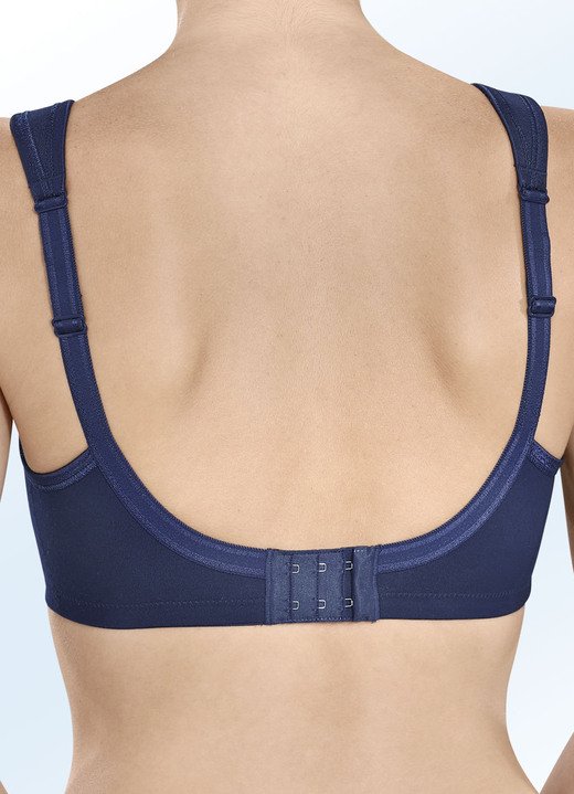 Soft-BH - Anita Entlastungs-BH mit Baumwoll-Pikee, in Größe 075 bis 120, in Cup D, in Farbe WEISS Ansicht 7