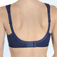 Soft-BH - Anita Entlastungs-BH mit Baumwoll-Pikee, in Größe 075 bis 120, in Cup E, in Farbe WEISS – Farbe MARINE – Ansicht 3