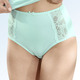 - Slip mit elastischen Spitzeneinsätzen, in Größe 038 bis 052, in Farbe MINT – Farbe MINT – Ansicht 1
