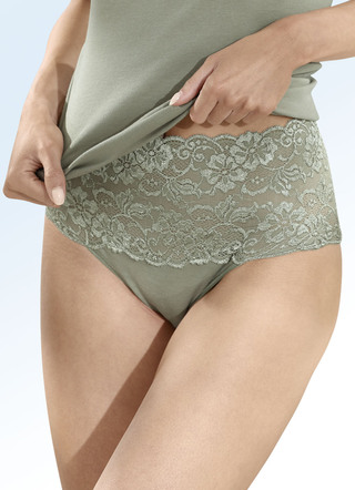Nina von C.-Slip mit breitem Elastikspitzenbund