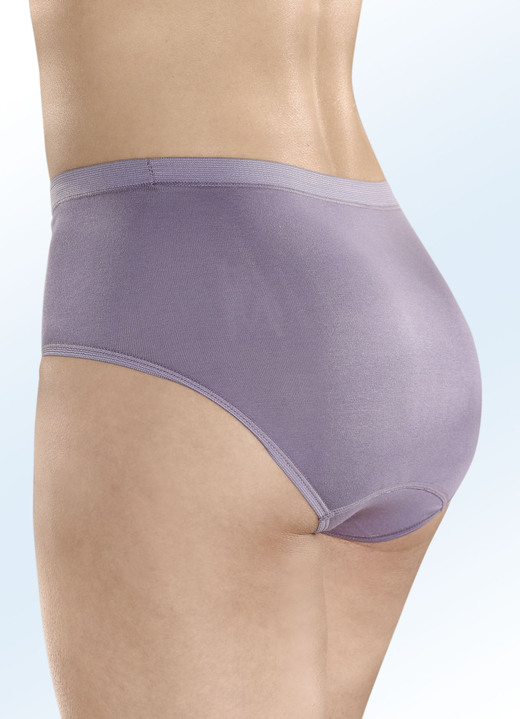 - Dreierpack Con-ta Slips aus Baumwolle, in Größe 038 bis 050, in Farbe LAVENDEL Ansicht 2