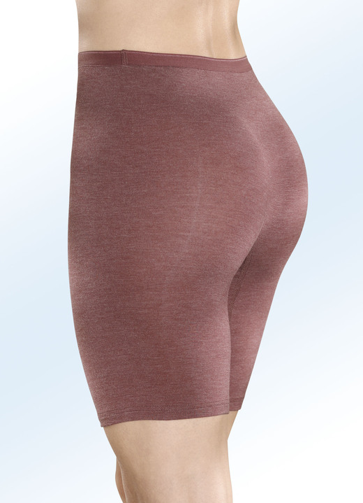 Schlüpfer - Sylvia Speidel Zweierpack Longpants mit Viskose, in Größe 038 bis 048, in Farbe 2X KORALLE MELIERT Ansicht 9