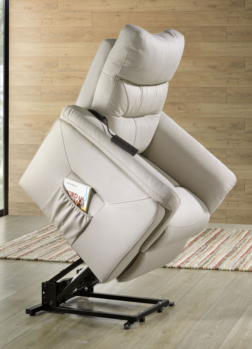 - Relax-Sessel mit Aufstehhilfe, in Farbe ANTIKCREME, in Ausführung mit Massagefunktion und Aufstehhilfe Ansicht 3