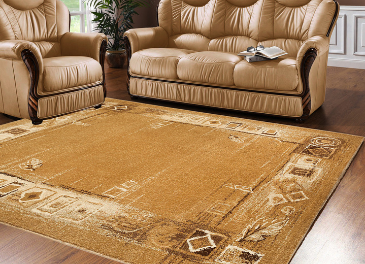 Klassisch - Brücken und Teppiche für Fußbodenheizung geeignet, in Größe 111 (Brücke, 60x110 cm) bis 300 (Teppich, 400x500 cm), in Farbe GRÜN Ansicht 3